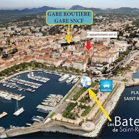 F3 Plein Centre Plage A 50 M Saint-Raphael  Exterior photo